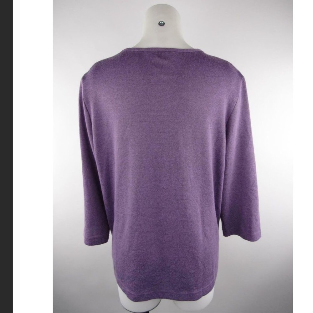 Blair heather twisted ruched sweater pullover M - Picture 2 of 8